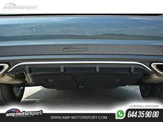 DIFUSOR TRASERO MERCEDES C W207 2012-2017 NEGRO BRILLO