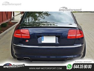 AÑADIDO DE DIFUSOR AUDI S8 D3 2006-2010 NEGRO BRILLO