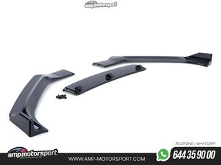 SPOILER DELANTERO PARA AUDI A4 B9 2015-2019 NEGRO BRILLO