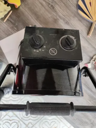 Calentador eléctrico negro