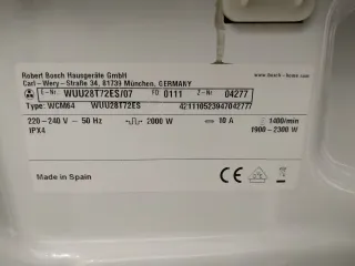 Lavadora Carga Frontal Bosch WUU28T72ES/07