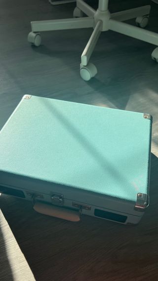 Tocadiscos Crosley Azul y Beige