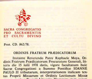 Liturgia Delle Ore Dei Frati Predicatori - Raro