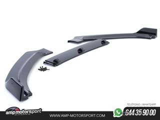 SPOILER DELANTERO PARA AUDI A4 B8.5 2011-2015 NEGRO BRILLO