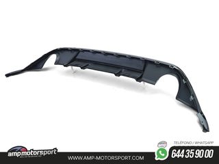 DIFUSOR TRASERO VOLKSWAGEN GOLF 7 GTI 2013-2017 NEGRO BRILLO