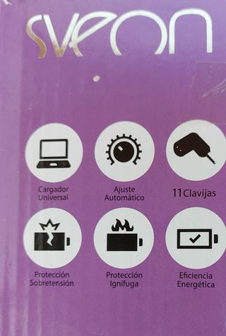 Cargador Sveon 120W SAC120N Universal Portátil