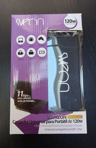 Cargador Sveon 120W SAC120N Universal Portátil