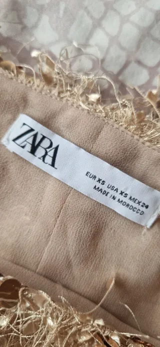 Top fiesta lentejuelas Zara