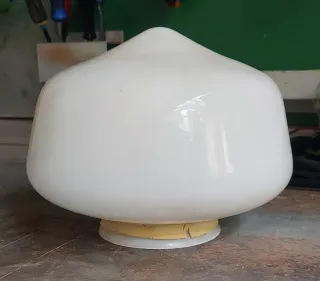 Ventilador de techo metalico dorado