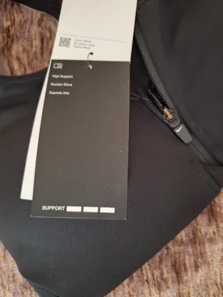 Reggiseno sportivo Nike nero