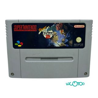 Super Nintendo Street Fighter Alpha 2 sin caja