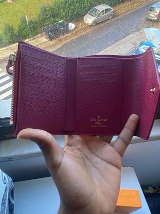 Carteira Louis Vuitton Roxa