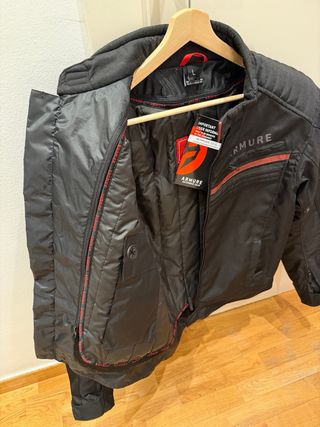 Chaqueta Moto Armure Negra nueva en talla L.