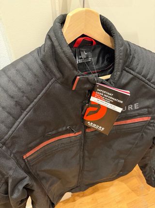 Chaqueta Moto Armure Negra nueva en talla L.