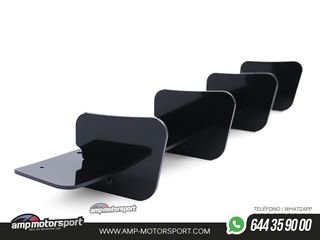 AÑADIDO DIFUSOR TRASERO VOLKSWAGEN GOLF 7 GTI 2017-2019 NEGRO BRILLO