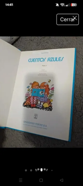 cuentos azules libro