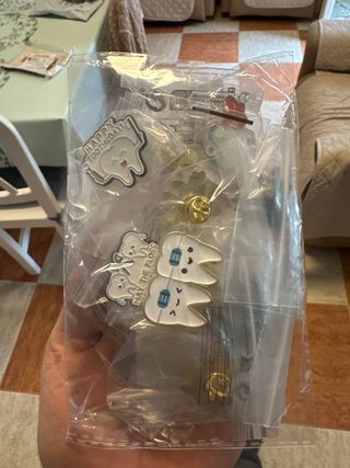 Lote Pines Dientes Happy Tooth Day May the Floss