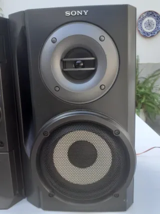 Mini cadena Sony negra