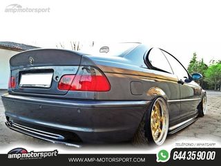 AÑADIDO DE DIFUSOR BMW 3 E46 COUPE FACELIFT MODEL 2001-2005 NEGRO MATE