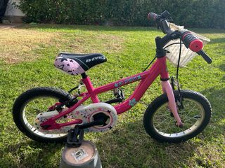 Bicicleta niña rosa 14 pulgadas