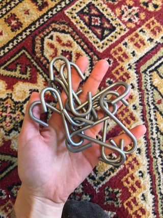 Varilla metálica flotante + dos boles de cerámica