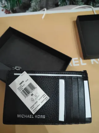 Porta tessere Michael Kors in pelle