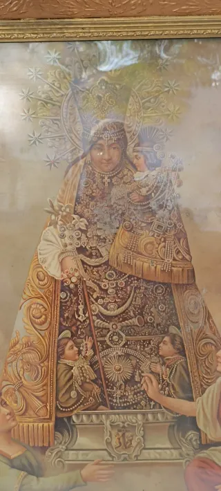 Arte sacro siglo XIX Virgen Desamparados