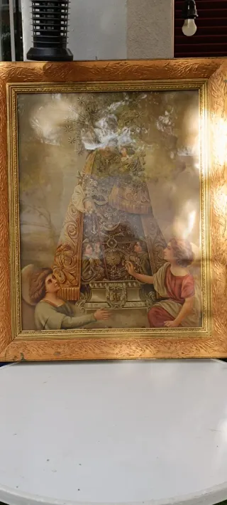 Arte sacro siglo XIX Virgen Desamparados