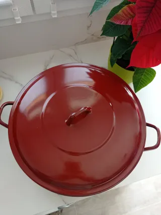 Perol esmaltado gran capacidad