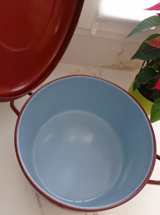 Perol esmaltado gran capacidad