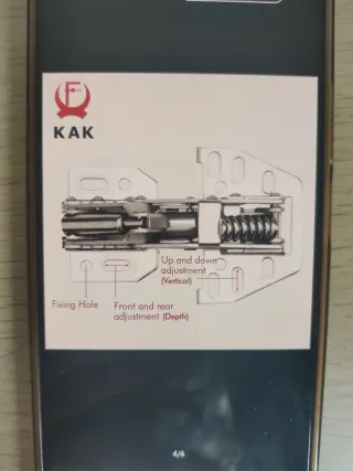 Bisagra Amortiguador Cierre Puerta Armario