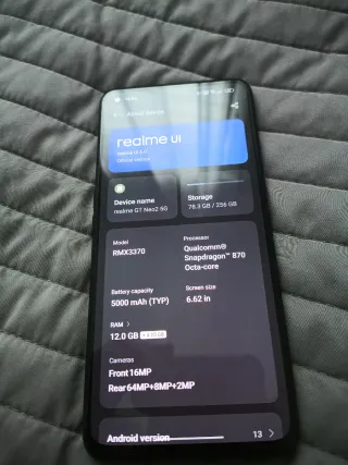 Realme GT Neo2 5G Negro/Gris