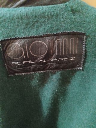 Cazadora Piel Giovanni Pepe Álvarez. Talla L