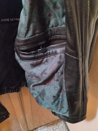 Cazadora Piel Giovanni Pepe Álvarez. Talla L
