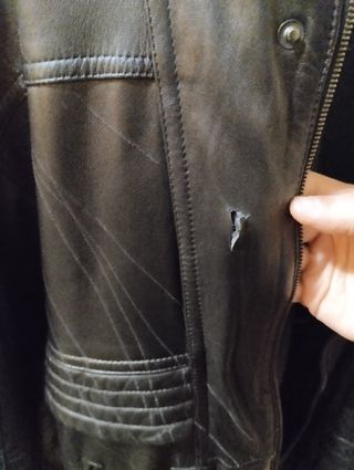 Cazadora Piel Giovanni Pepe Álvarez. Talla L