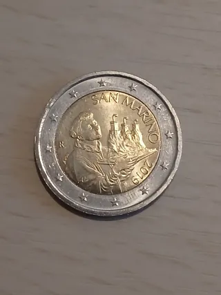 Moneta da 2 Euro di San Marino 2019