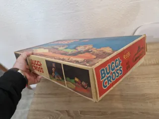 Juguete Antiguo Buggi Cross Rico con Pista