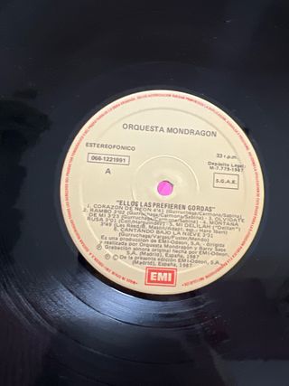 Vinilo Orquesta Mondragón - Ellos las prefieren go