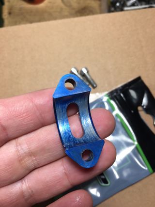 Collarino leva freno Hope Tech 3 blu