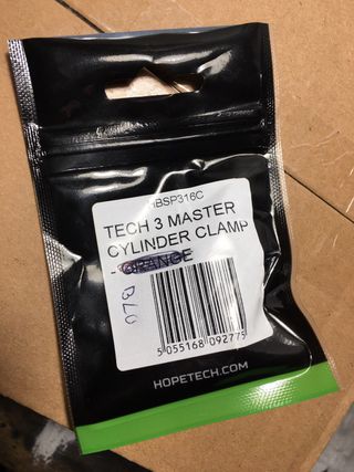 Collarino leva freno Hope Tech 3 blu