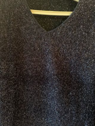 Maglia Lurex Nera Tg M