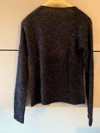 Maglia Lurex Nera Tg M