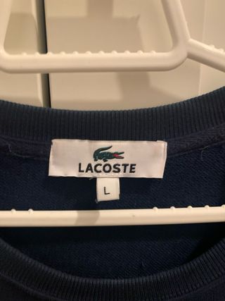Sudadera Lacoste Azul Talla L