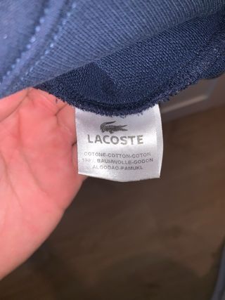 Sudadera Lacoste Azul Talla L