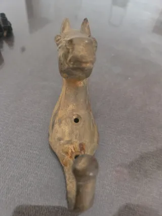 Colgador de pared caballo latón