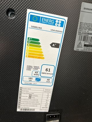 Samsung TV 40 estropeada