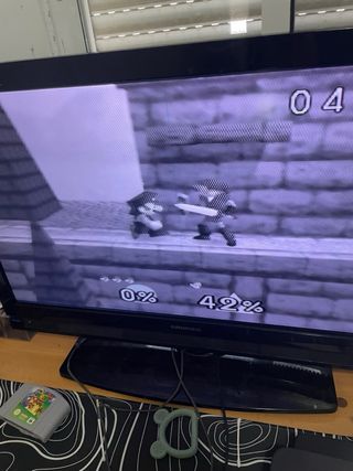 Nintendo 64 Consola Gris + 2 mandos y juegos