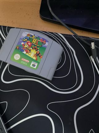 Nintendo 64 Consola Gris + 2 mandos y juegos