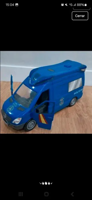 Furgoneta Policía Luz y Sonido