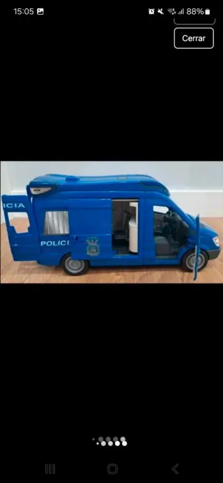 Furgoneta Policía Luz y Sonido